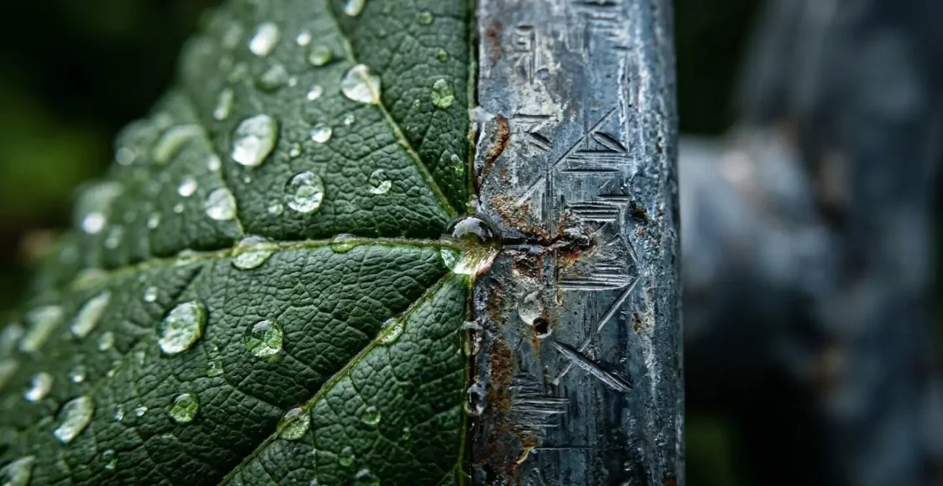 Vue macro de textures naturelles représentant la protection environnementale en entreprise